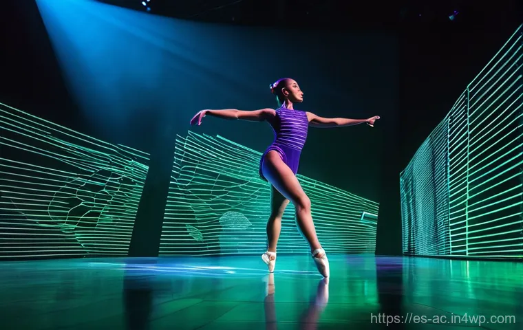 현존 기반 공연 접근법의 성공 사례 분석 - **Immersive Theatrical Connection:** A group of diverse adults and teenagers, all dressed in stylish...